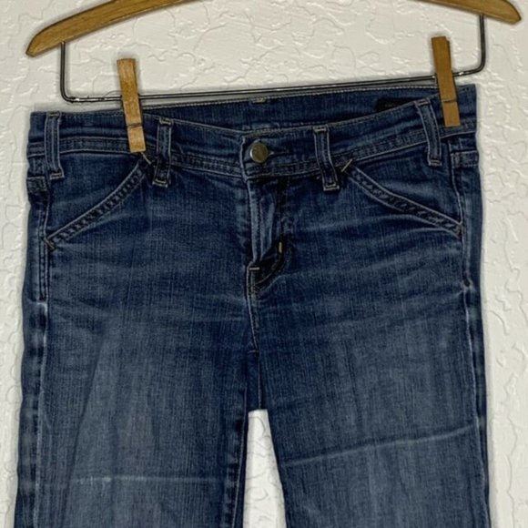 Citizens of humanity Leigh #148 DESTROYED stretch low waist boot cut jeans - Picture 3 of 11